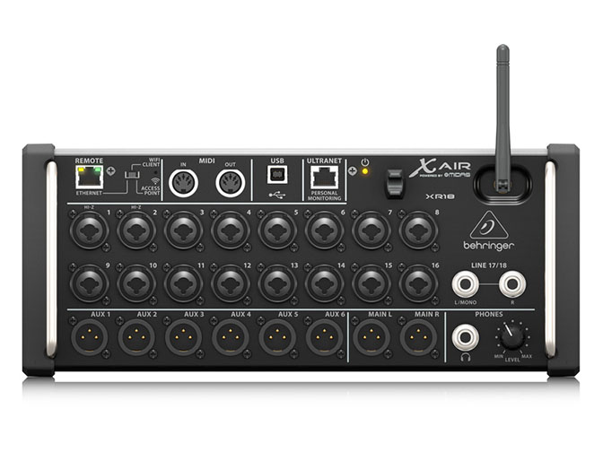 Аренда и прокат микшерного пульта BEHRINGER XR18 в Киеве