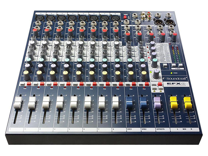 Аренда и прокат микшерного пульта Soundcraft EFX8 в Киеве