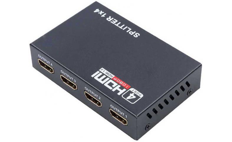 Аренда HDMI Сплиттера 1x4. Splitter HDMI ver 1.4 1080P 3D 4K